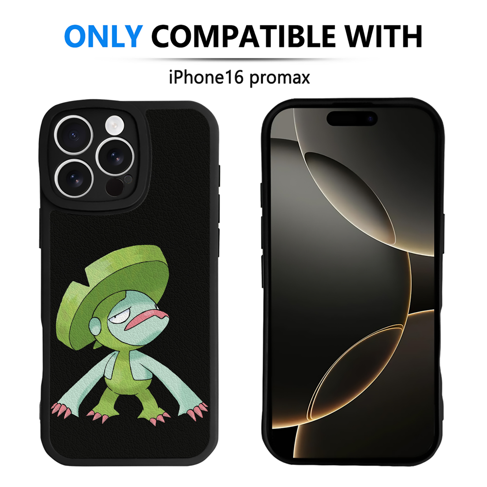 （画像用） ポケットモンスター Pokémon 【iPhone 16シリーズ対応】シリコンスマホケース（レザー調） 材質：シリコン